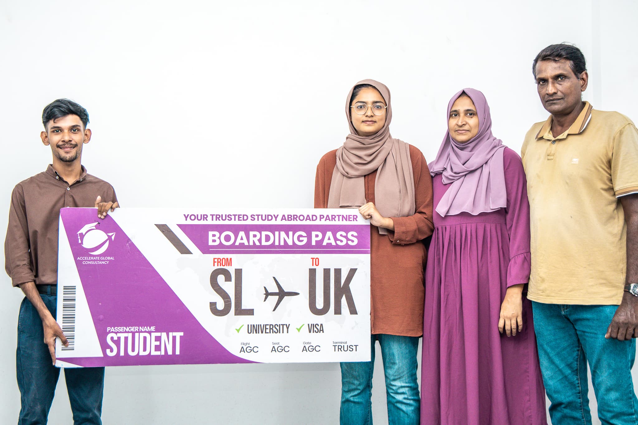 Student visa approval celebration