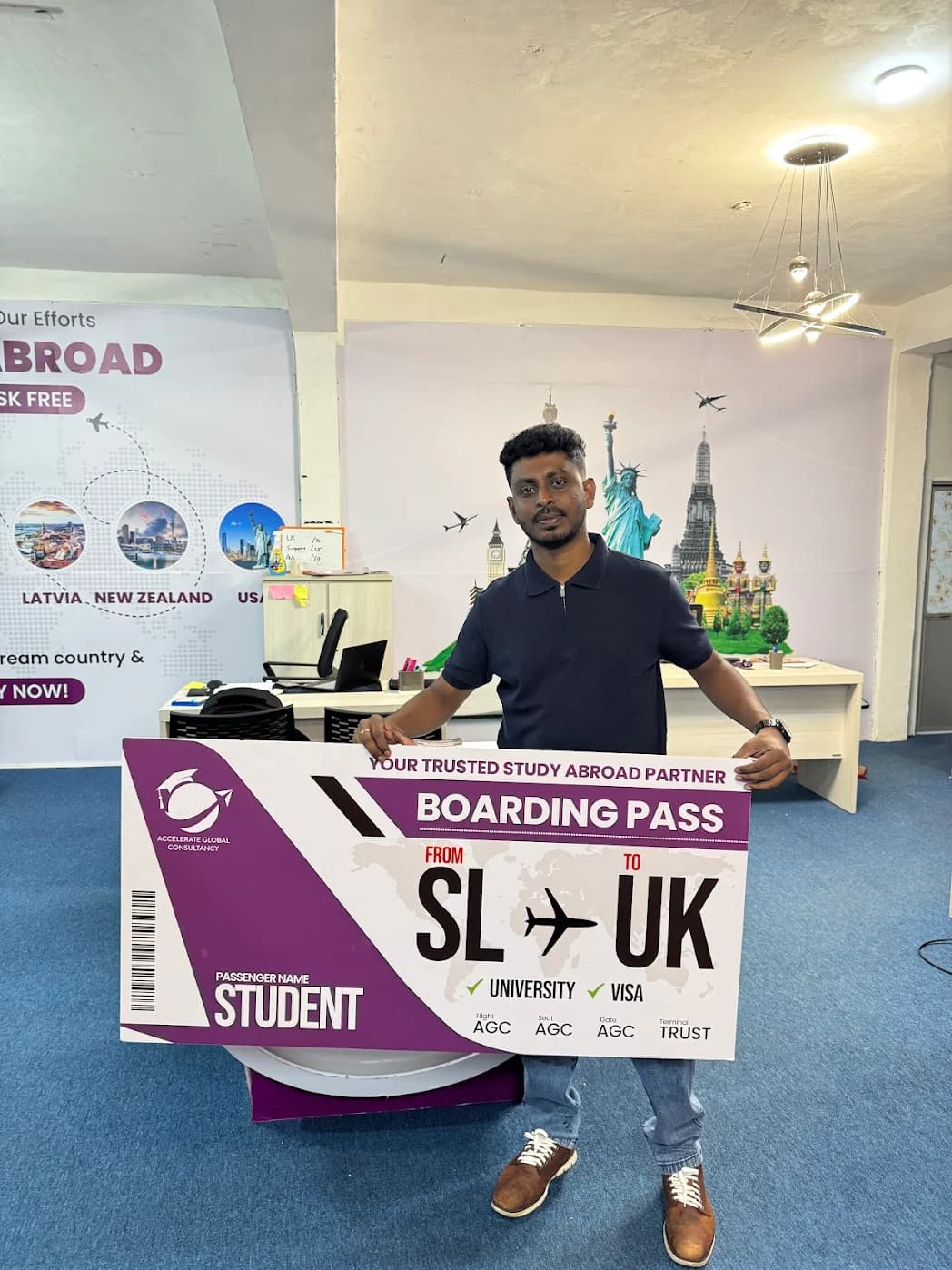 Akash visa congratulations